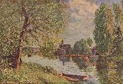Alfred Sisley Flublandschaft bei Moret-sur-Loing oil painting